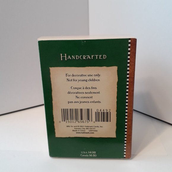 Hallmark twas the night Before Christmas tiny reindeer ornament - Picture 4 of 5